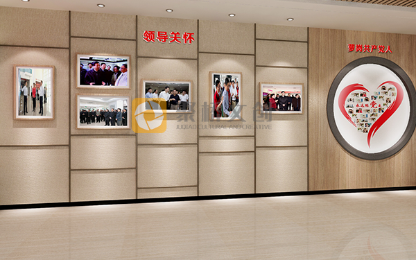 紅色文化展廳設(shè)計(jì)效果圖，常見功能區(qū)域劃分