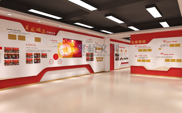 廣州紅色主題展館設(shè)計(jì)效果圖，讓紅色文化在新時代煥發(fā)新光彩