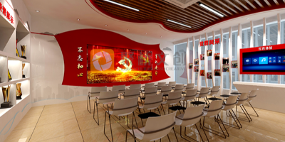 黨建文化館的主題可以分成幾個版塊？