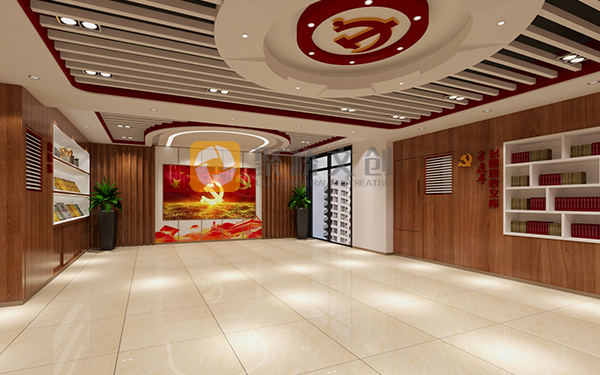 廣東紅色文化設(shè)計公司，分享黨建展廳入口設(shè)計的特點
